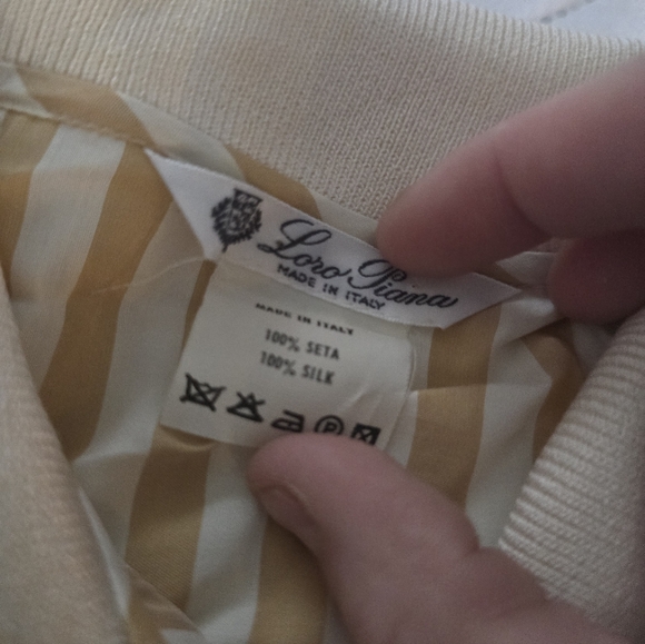 Loro Piano Vintage Silk Striped Blouse - Picture 8 of 8
